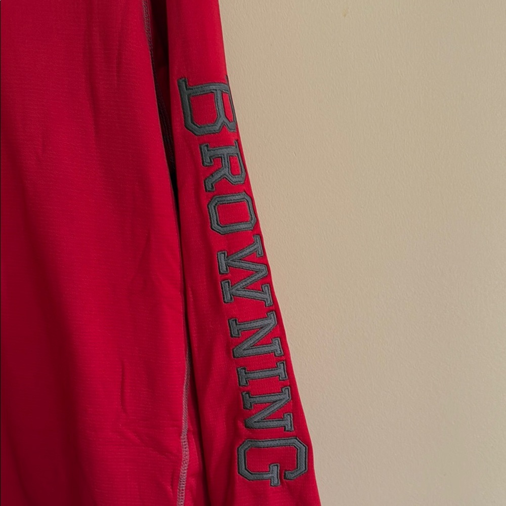 Browning Red Quarter-Zip Pullover - image 3
